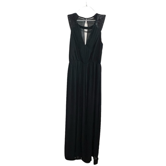 BCBG Generation Black Sequin Maxi Gown, New with Tags - Picture 3 of 8